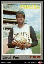 1970 Topps #551 Dock Ellis Pirates 6 - EX/MT