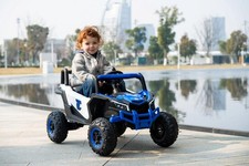 Kids 12V UTV Ride-On Toy Car Remote Controlled LED Lights Sounds 1 Seater Age 3-