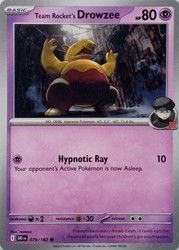 Team Rocket's Drowzee 079/182 Destined Rivals