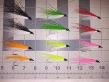 Alaska RUSSIAN RIVER COHO Flies - 1 Dozen sockeye Salmon Flys Asst #1