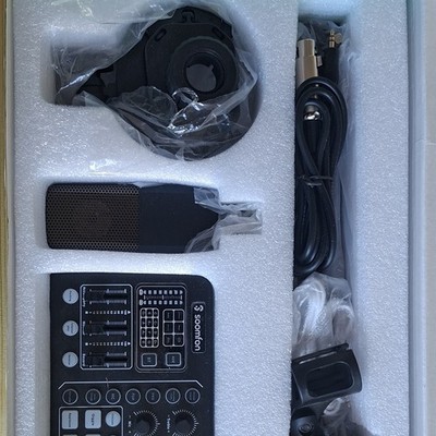 soomfon Live Sound Card & Mikrofon-Set SH-NP008 USB 2-Kanal 3,5mm