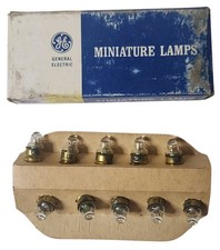 Vintage NOS GE Miniature Lamp Bulbs 24112, Qty 10