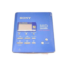 SONY MZ-R55 Portable Audio Walkman Personal MiniDisc Recorders Blue Japan Q2KIY