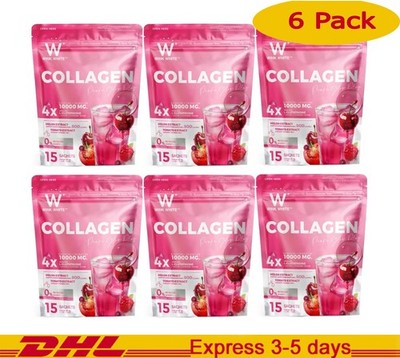 WINK WHITE Collagen Pink Glow 6X Nourish Brighten Skin Soft Skin 15 Sachets
