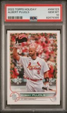 Albert Pujols 2022 Topps Holiday #HW123  PSA 10
