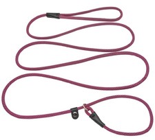 8 FT Slip Lead Dog Leash, 1/3    Strong Rope Dog Leash, Adjustable No- Pull S...