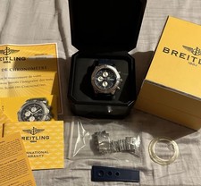 Breitling Avenger A13370 48mm Blue - 2 extra dive Bands SS Buckle Papers 3