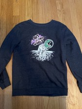 Boys Cat and Jack Crewneck Sweater Long Sleeve Size Large 12/14