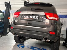  Edelstahl Duplex Sportauspuff Jeep Grand Cherokee WK2 5.7l je 100mm