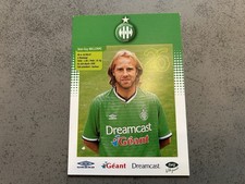 Carte Joueur ASSE Jean-Guy Wallemme saison 2000/2001 AS St Etienne foot