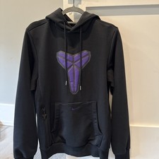 Nike Kobe Dri-FIT Pullover Sudadera con Capucha Negro Púrpura Para Hombre Talla XS HF0066-010 NUEVO SIN ETIQUETAS