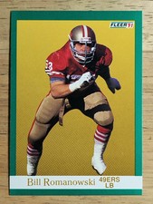 1991 Fleer #364 Bill Romanowski