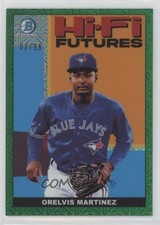 2022 Bowman Mega Box Green Mojo Refractor 92/99 Orelvis Martinez #HIFI-18 0fz3