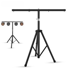 Stage Light Bracket Support DJ Lighting Adjustable Tripod Stand with Top T Bar