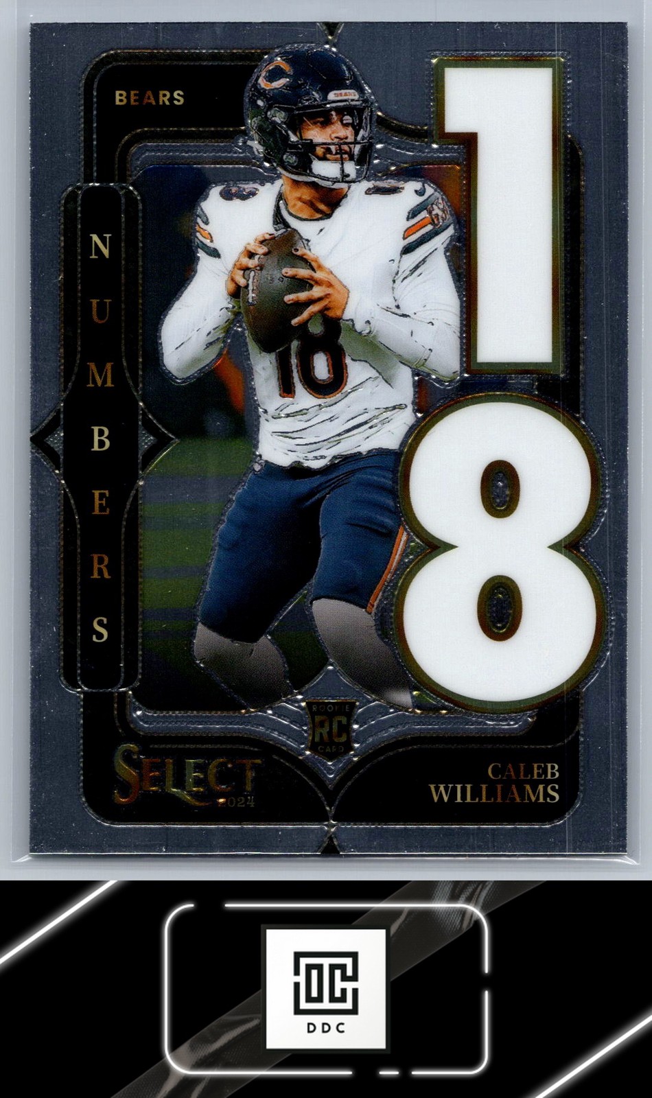 2024 Panini Select #19 Caleb Williams Select Numbers