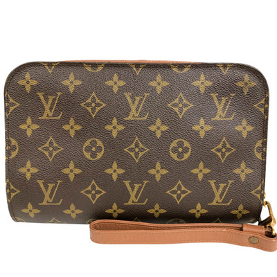 Auth Louis Vuitton Orsay Clutch Bag Monogram M51790 AR0997 Made in France