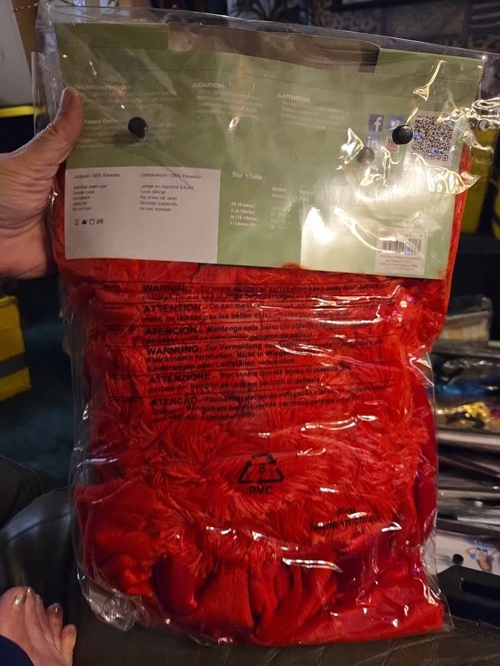 Disfraz Infantil Lil Diablo Rojo Talla Mediana 18-24 Meses Foto 4 de 4