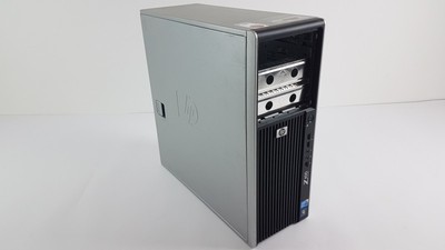HP VS933AV Workstation Z400 ATX PC MIDI Tower Gehäuse Case in Schwarz-Silber