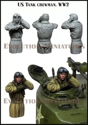 EVOLUTION MINIATURES 1:35 SET EM-35224 WWII US TANK CREWMAN (1 FIGURE)