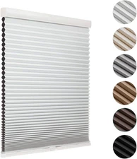 MYshade Blackout Cordless Cellular Shades - 58" Wide, Room Darkening