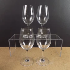 4 Riedel Vinum 10oz Water Goblets Glasses 7-1/8" Tall x 2-1/8" Rim VGC Signed
