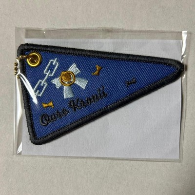 Hololive Ouro Kronii Embroidery Keychain Anime Key Ring