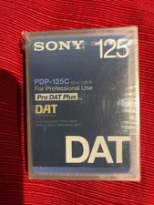 Sony DAT Digital Audio Tape PDP-125C Pro Dat Plus NEW Free shipping