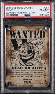 2024 ONE PIECE OP09-EMPERORS IN THE NEW WORLD WANTED ALTERNATE ART