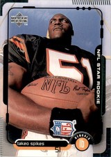 1998 Upper Deck Takeo Spikes Rookie Cincinnati Bengals #11