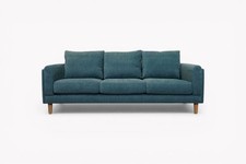 Harbour Grand 3 Seater Sofa, Easy Clean Chenille Teal