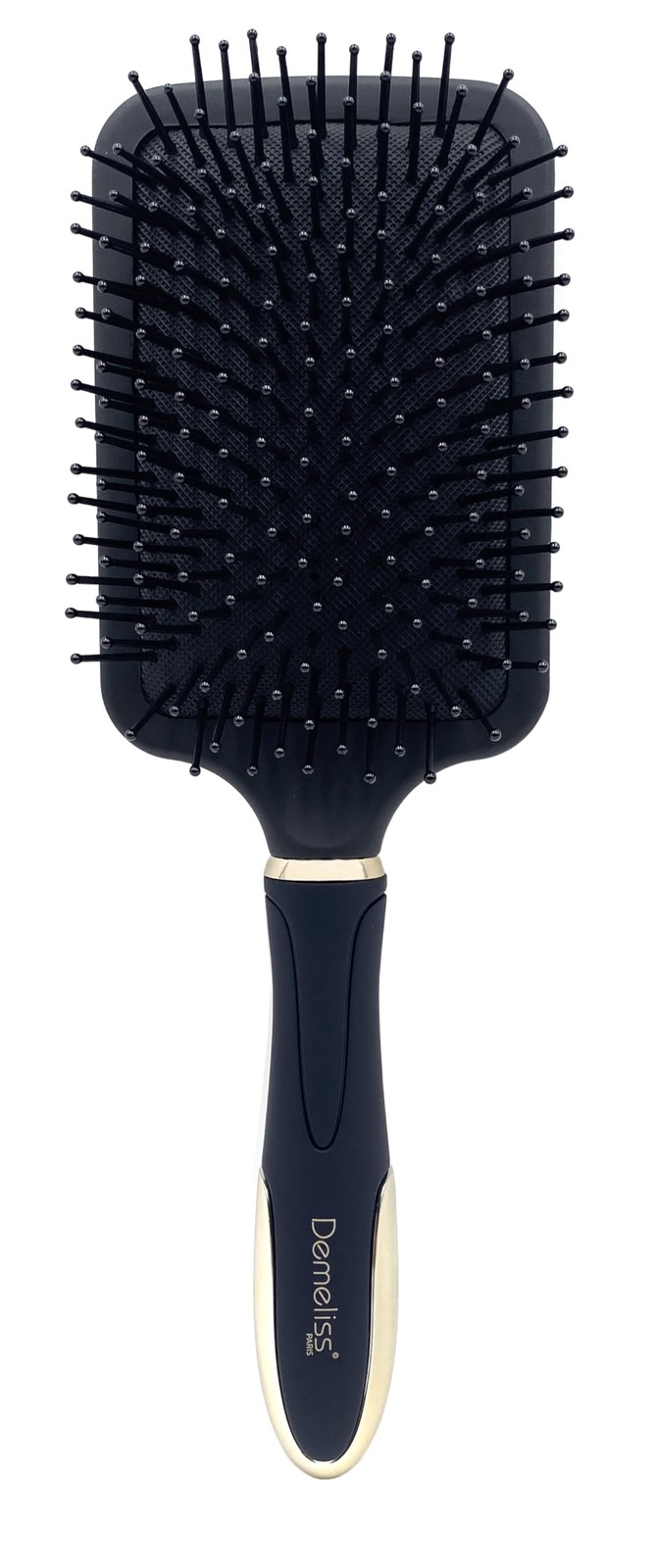 Brosse paddle à picots nylon Paris pour la routine coiffage du matin des cheveux longs