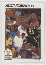 1991-92 NBA Hoops Alvin Robertson #120 00e8