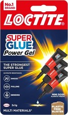 Loctite Mini Trio Super Glue Gel for High-Quality Repair for All Materials UK