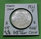 1921 P Morgan Silver Dollar FLASHY BU Gem TRUE BEAUTY Higher Grade Silver Coin