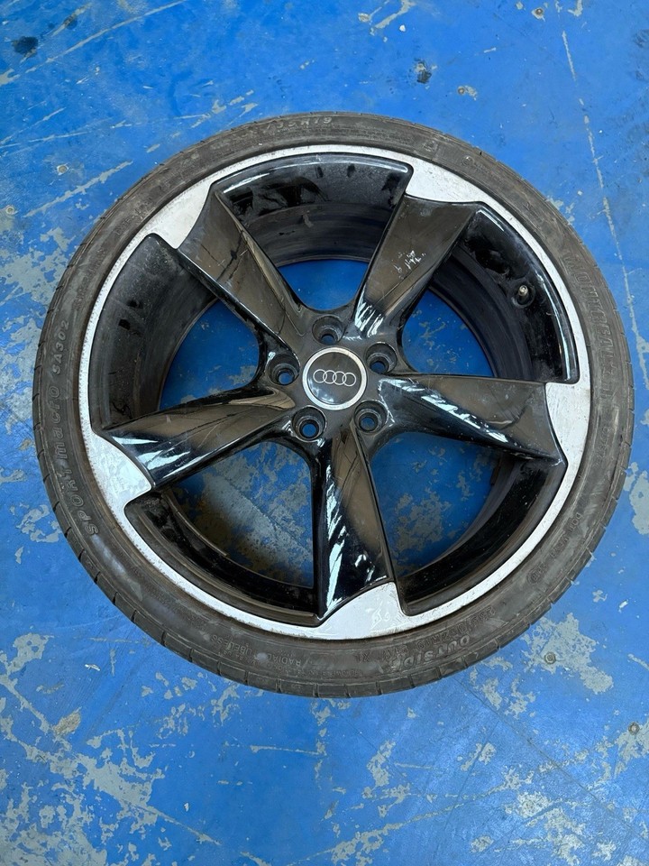 GENUINE AUDI RS3 8P ROTOR ALLOY WHEELS 19” 5x112 8P0601025CP 8J ET50 A3 ...