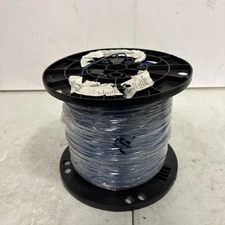 14 AWG Wire 1015BC Hookup Wire Bare Copper 41 Strand 600V 2000ft Blue PVC Atlas