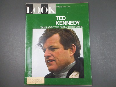 Vintage 1969 March 4, LOOK Magazine, Ted Kennedy Talks About Past & His Future