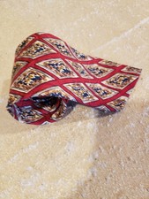 Burberry Tie Diamond Pattern Red, Gold, Black  Blue Original