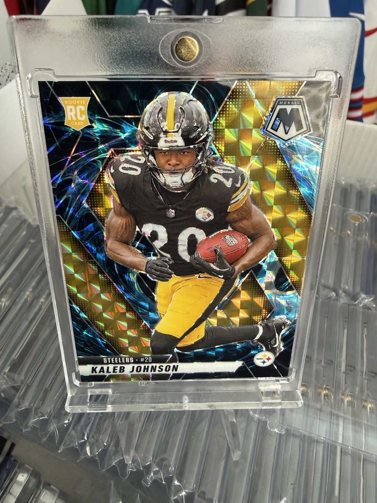 2025 Panini Mosaic: Kaleb Johnson Genesis Prizm SSP #315 (RC)🔥🔥