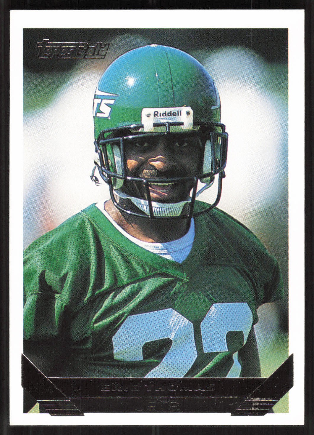 Eric Thomas, 1993 Topps, #583, New York Jets, Gold
