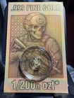 1/200 oz .999 Gold “Tactical Skull” Round