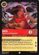 Raya Guardian of the Dragon Gem 122/204 Ursula's Return Disney Lorcana 017142