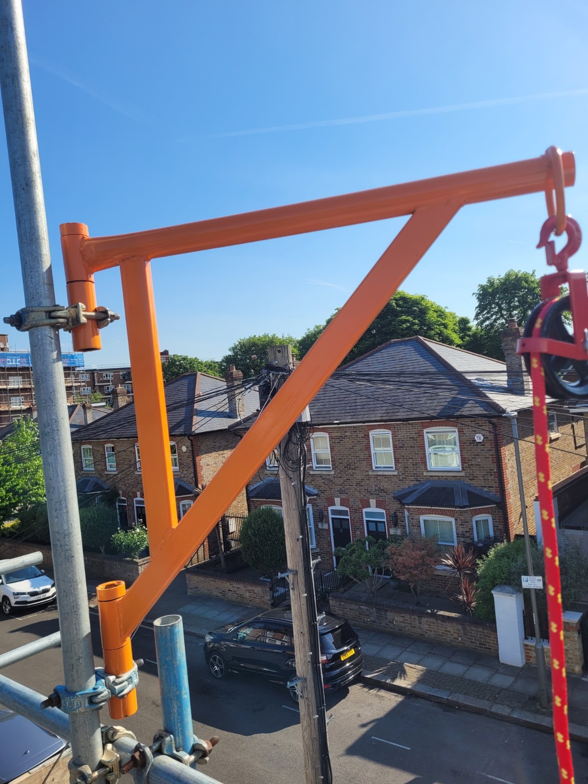 Movable Gin Wheel Arm /scaffolding Hoist | eBay UK