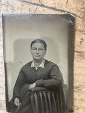 Antique 19th C Tintype Civil War to Victorian Era Photo Photograph