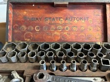 Antique Bay State Autokit Socket Set Tudor Early 1900s W Case