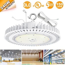240W/200W/150W UFO LED High Bay Light Factory Warehouse Commercial Light Fixture