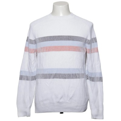 Falke, Strickpullover, Größe: S, Weiß/Mehrfarbig, Baumwolle, Streifen #ilc