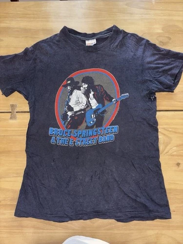 Bruce Springsteen E Street Band World Tour T Sh 1980s vintage concert t-shirt, vintage, single stitch, B+ condition