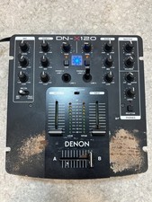 Denon DN-X120 2-Channel DJ Mixer Powers On Untested For Parts/Repair