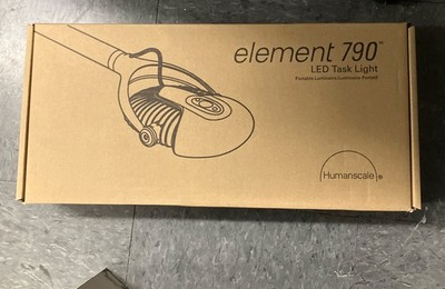 Humanscale Element 790 LED Adjustable Dimmable Task Lamp Light White 